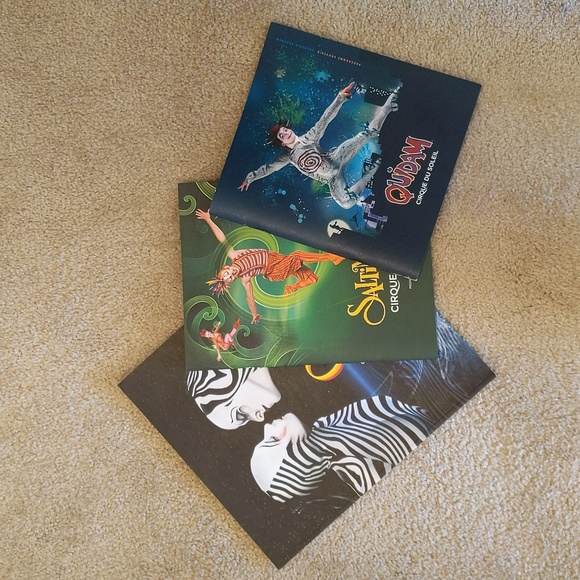 Other New Cirque Du Soleil Souvenir Program Bundle Quidam O Saltimbanco Tote Poshmark